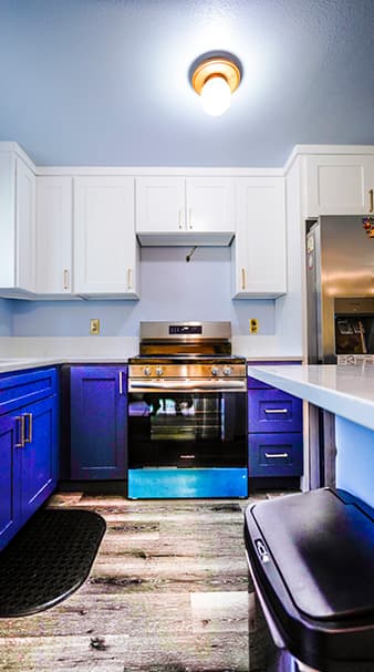 Oak kitchen cabinets placeholder