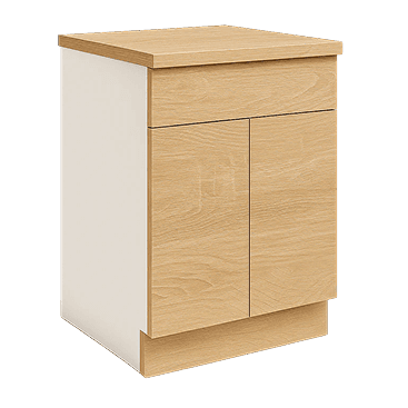 modern character oak shaker rta cabinet