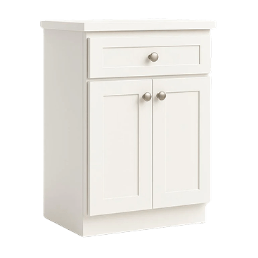 white shaker rta cabinet