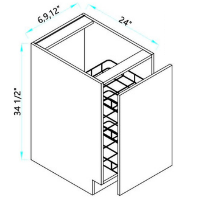 Base Spice Rack (Pullout)