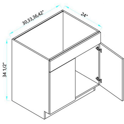 Base Sink/Cooktop Cabinet