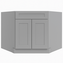 SBD45 Grey Shaker Sink Base Diagonal-Elite RTA Cabinetry 