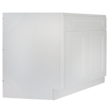 SBD45  White Shaker Sink Base Diagonal-Elite RTA Cabinetry 