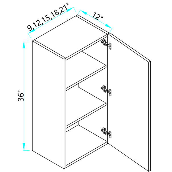 Wall Cabinet Single Door