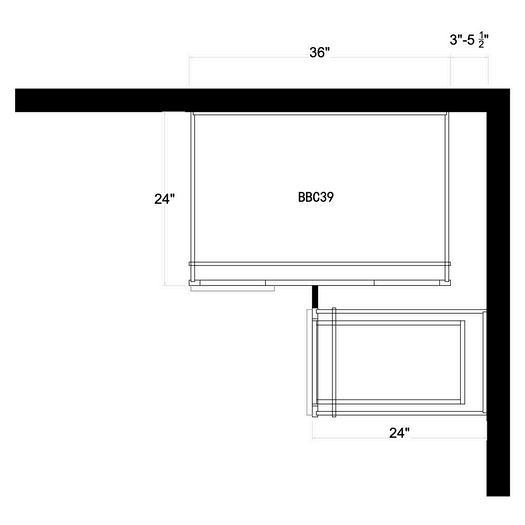 Base Blind Corner Full Height Door