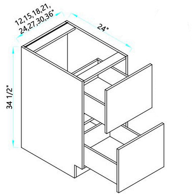 Base Drawer (2 Drawers)