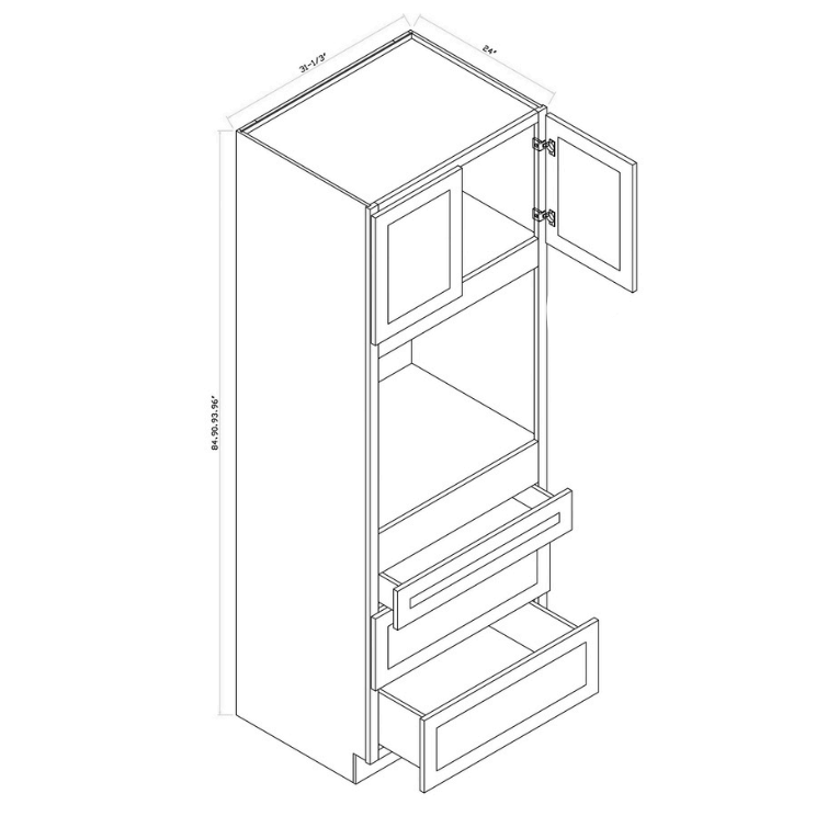 Tall Single Oven Cabinet