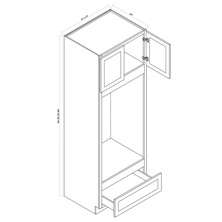 Tall Double Oven Cabinet