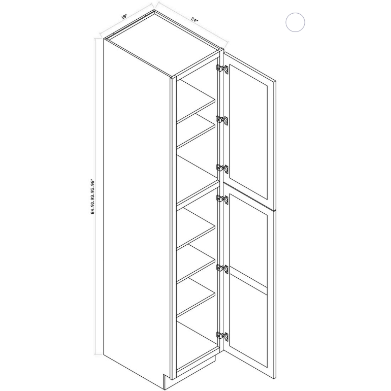 Tall Pantry Single Door