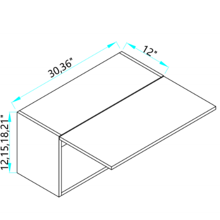 Wall Cabinet Lift Up Door