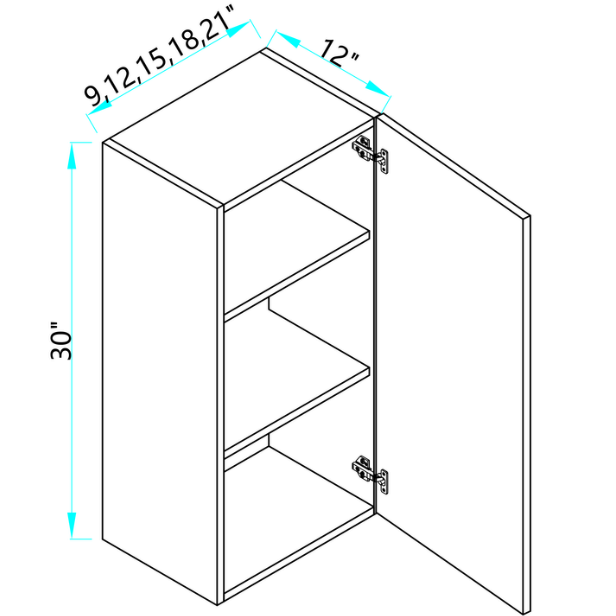 Wall Cabinet Single Door