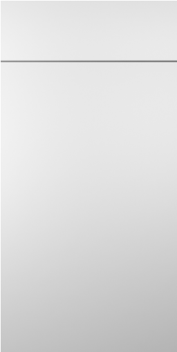 Matte White frameless cabinet door